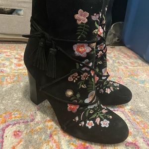 Sam Edelman Embroidered Booties